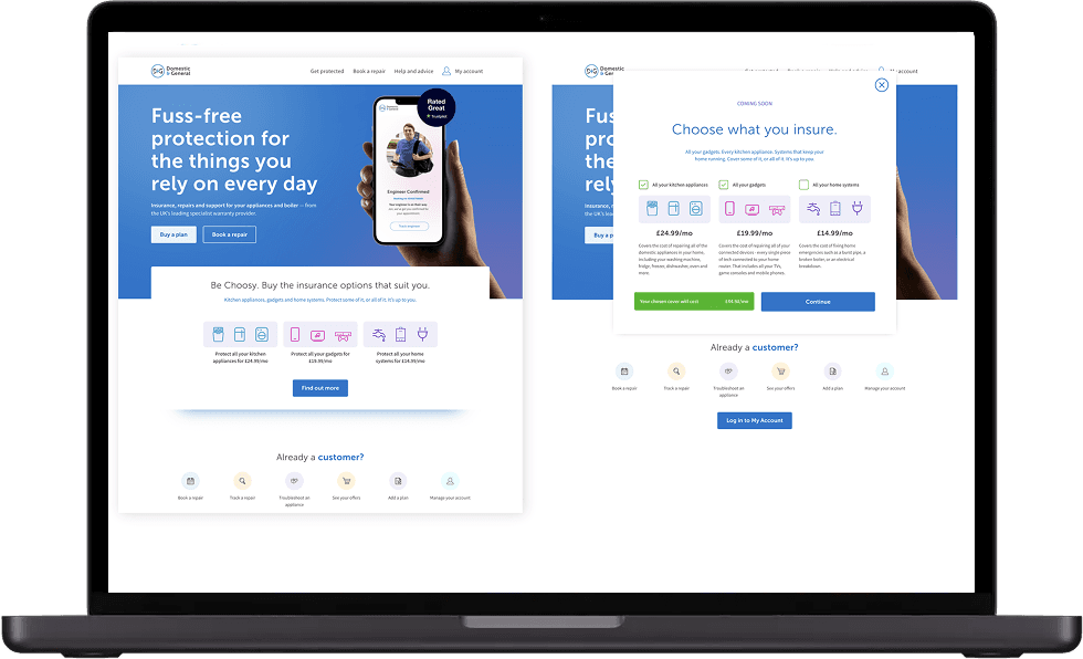 Creative CX platform interface