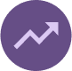 Innovate and future-proof stage icon